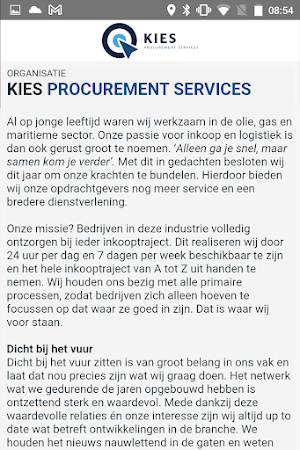 KIES procurement services Screenshot 3