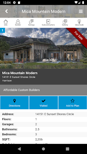 NIBCA Parade of Homes Guide Screenshot 3