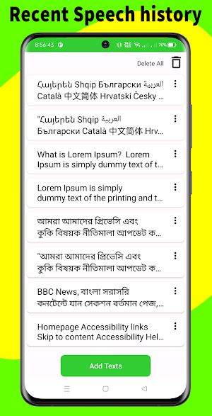 Text to Speech : Text to voice Screenshot 3