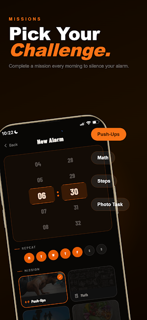UpMode: No Snooze Alarm Clock Screenshot 2