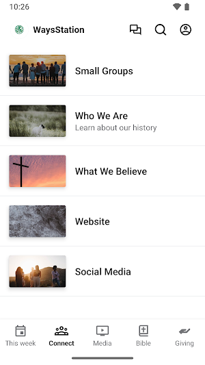 Ways Station Christian Church Screenshot 0