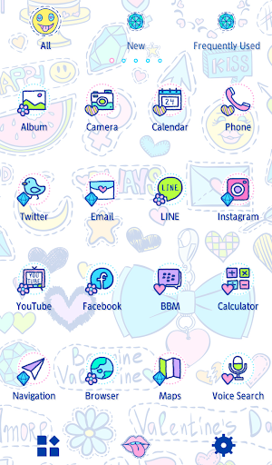 Cute Wallpaper Whimsical Stickers Theme Screenshot 2