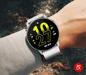 Active Yellow Fit Watch Face screenshot 3