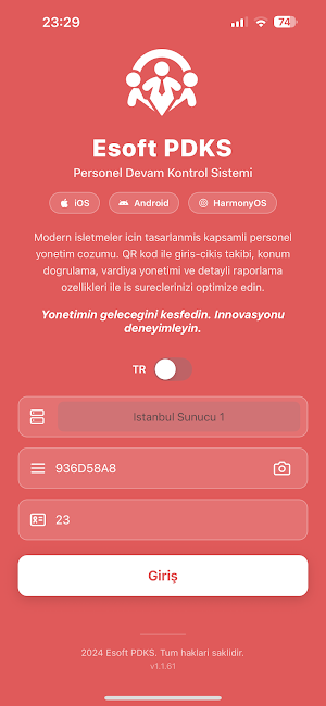 Esoft PDKS Screenshot 0