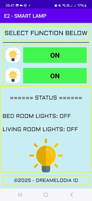 E2 - SMART LAMP Screenshot 2