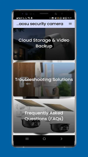 aosu security camera guide Screenshot 1