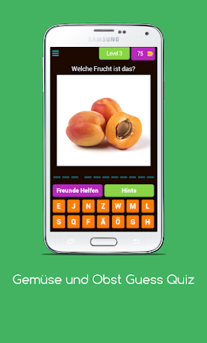 Gemüse und Obst Guess Quiz Screenshot 2