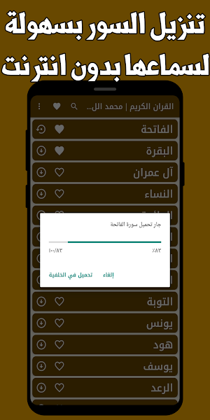 قران كامل محمداللحيدان بدون نت Screenshot 3