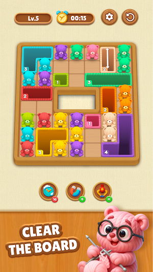 Bear Knit: Color puzzle Screenshot 0