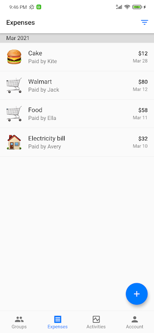 Split Bills Screenshot 1