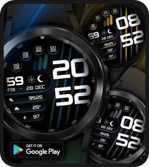 NW BG6 Wear OS Watch Face Screenshot 2