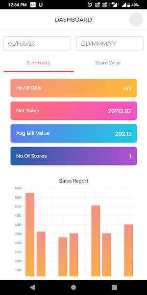 Prana Dashboard Screenshot 0