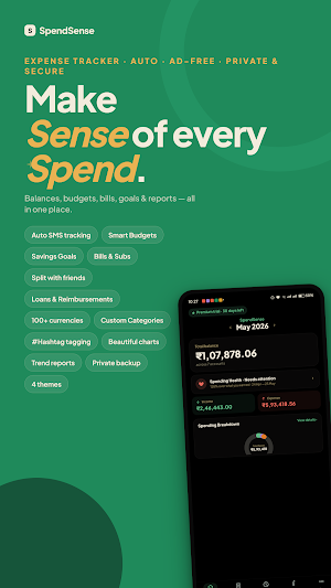 SpendSense - Expense Tracker Screenshot 0