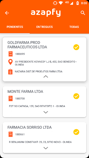 AZAPFY v2 - Comprovação de ent Screenshot 1