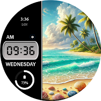 Key WF66 Beautiful Beach Watch