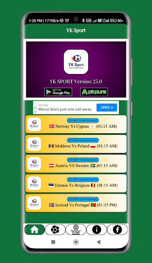 YK Sport Screenshot 1