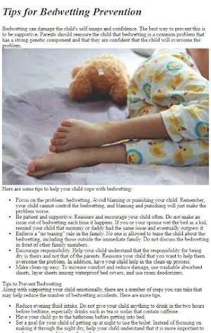 How to Stop Bed-Wetting Screenshot 2