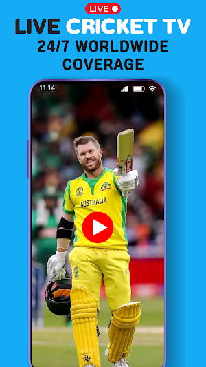 Live Cricket TV HD Streaming Screenshot 0