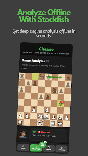 Chessie: Scan & Analyze Chess Screenshot 2