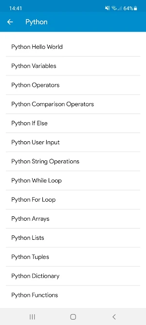 Programming Languages Screenshot 3
