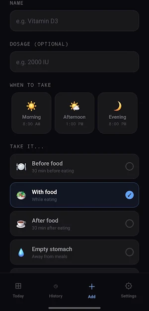 Vita Tracker-Vitamin Reminder Screenshot 2