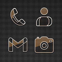 Glasstique Brown Icon Pack
