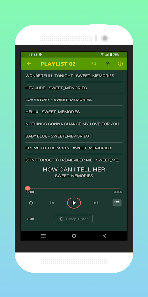 Sweet Memories Songs Vol 01 Screenshot 2