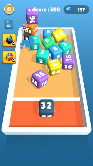 Fusion cube: 2048 merge Screenshot 1