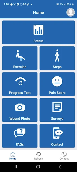 TracPatch Health Knee Screenshot 0