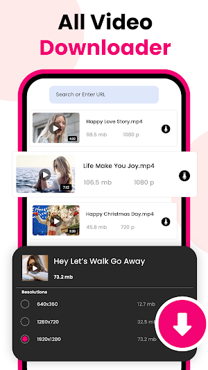 All Video Downloader HD App Screenshot 0