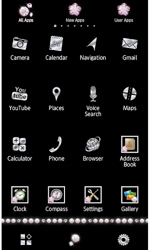 Jewel Theme Diamond Flower Screenshot 1