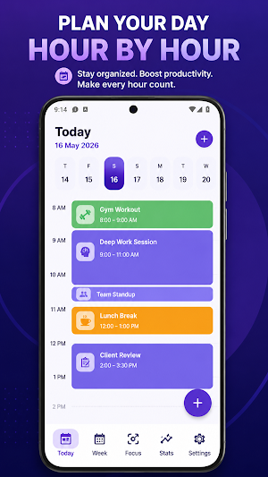 Hourly Planner: Daily Schedule Screenshot 0