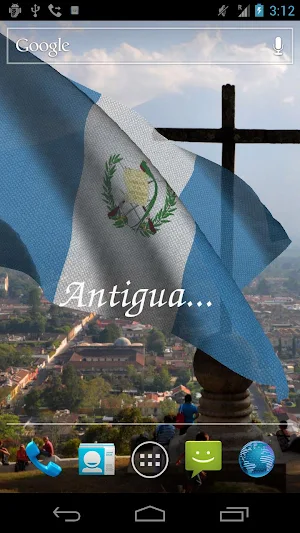 Guatemala Flag Live Wallpaper Screenshot 2