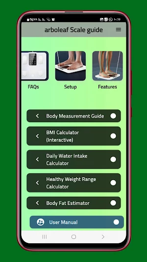 arboleaf scale guide Screenshot 1
