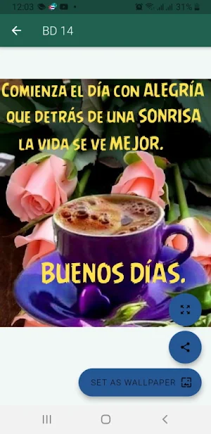 Buenos días, buenas tardes y noches Screenshot 0