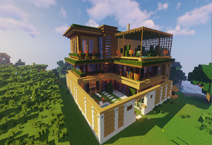 Mod Modern House Map For Minecraft Screenshot 1