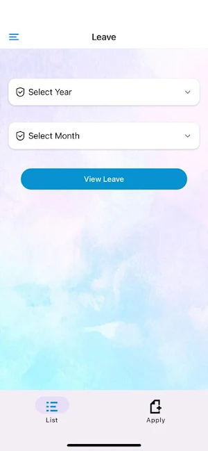 HRMS-APP Screenshot 1