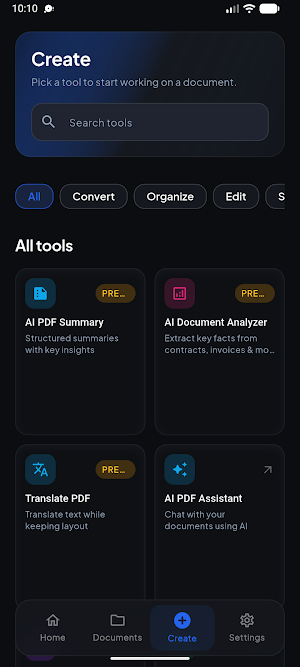 Smart PDF Tools: PDF Editor Screenshot 2