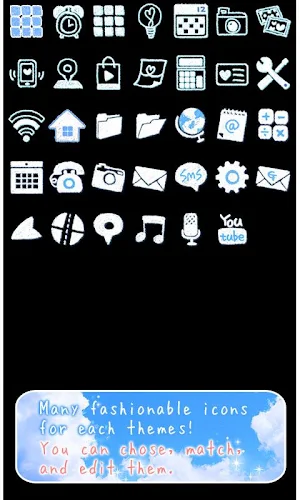 -Skywriter- Theme +HOME Screenshot 3