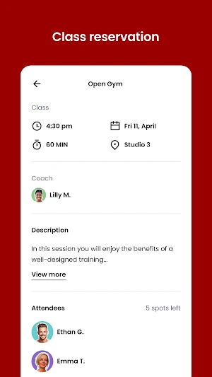 EXHALE Fitness CA Screenshot 3