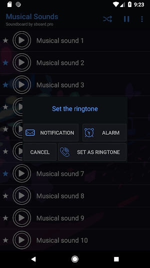 Musical sounds ~ Sboard.pro Screenshot 2