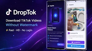 DropTok - TT Video Downloader Screenshot 0