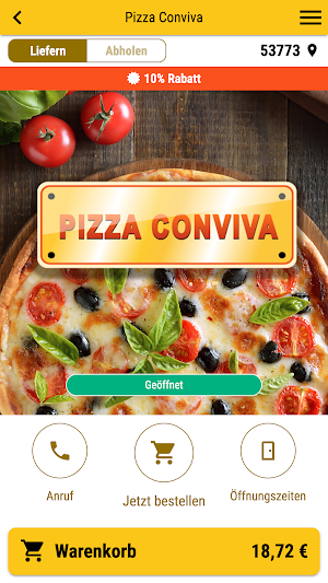 Pizza Conviva Screenshot 0
