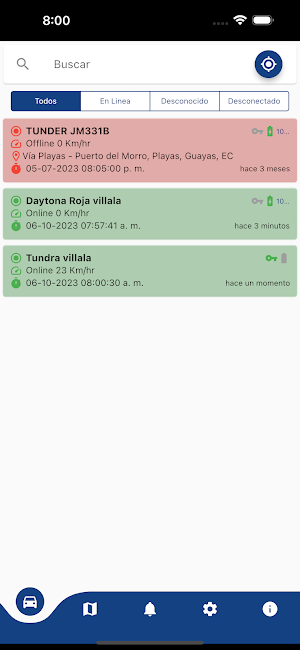 Mero`s Motor Rastreo GPS Screenshot 1