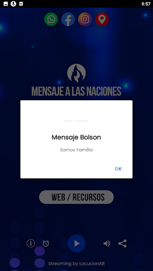 Mensaje Bolsón Screenshot 2