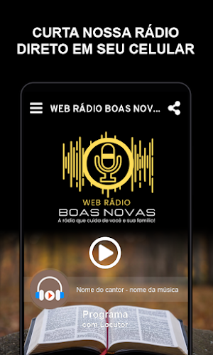 WEB RÁDIO BOAS NOVAS Screenshot 0