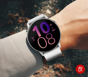 Purple Large Watch Face Screenshot 2