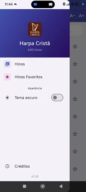 Harpa Cristã Screenshot 2