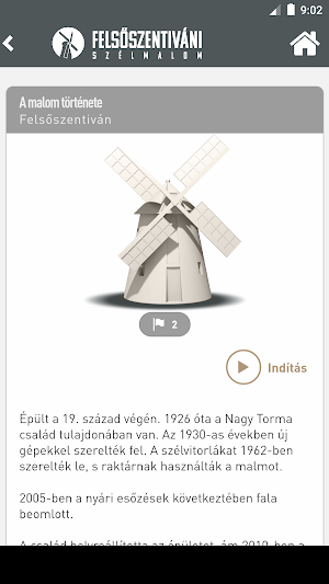 Felsőszentiváni szélmalom Screenshot 1