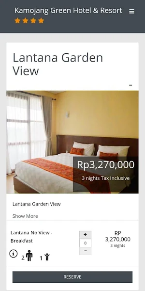 Kamojang Green Hotel Screenshot 1